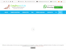Tablet Screenshot of easytravelkids.com